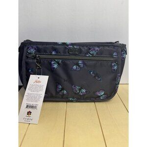 LUG Parasail Cosmetic Case - NWT Butterfly Grey